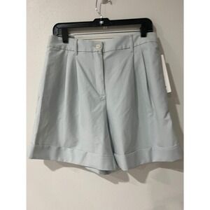 Lululemon LuluLinen HR Short 6 Ocean Air Blue High Rise Tailored Shorts Size 31